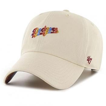 47 Brand Baseball Cap – Bequemer Sitz – CLEAN UP RETRO LA Dodgers in Naturfarbe