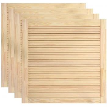 Portes de placard à persiennes