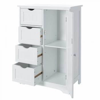 Armario de baño con 4 cajones y 1 puerta