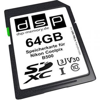 DSP 64 GB V30 Pro Speicherkarte für Nikon Coolpix B500