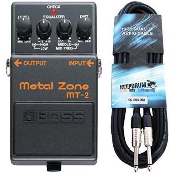 Boss MT-2 Metal Zone Distortion Pedal + Gitarrenkabel
