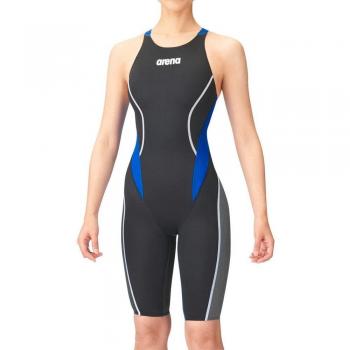 Traje Nadar Competitivo Arena Fina Aprobado Half Spats Aqua Xtreme Tipo Custom Modelo Feminino Cruz Volta ARN-1024W ORIHK1024W-M-BK