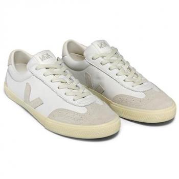 Veja Volley Herren-Sneaker in Weiß/Natur, EU 42
