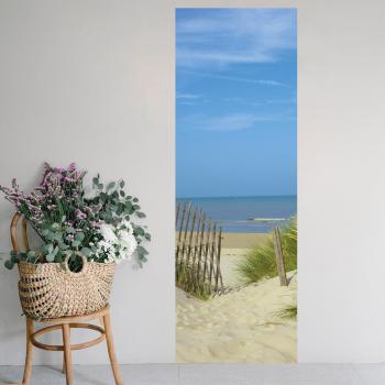 Adhesivo de puerta paisaje de dunas 175x60 cm