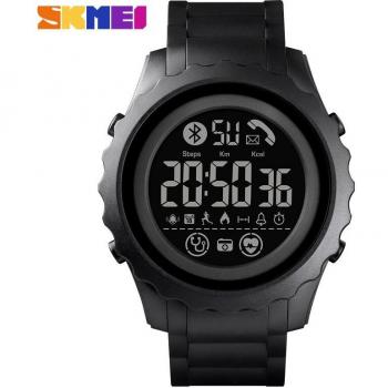 Montre SKMEI pour hommes, connectée, numérique, avec rappel Bluetooth, Android et iOS