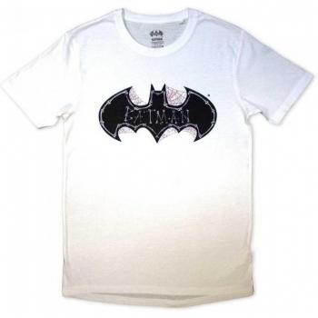 Maglietta Batman Unisex Adulto con Stampa di Teschio e Ragnatele