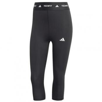 Adidas TechFit Mallas Piratas Negra 3XS para Mujeres