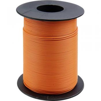 Donau 119-17 Orange Stranded Wire 1 x 0.14 mm², 100 m