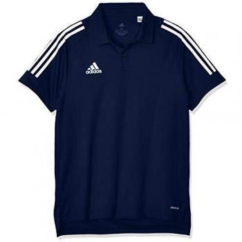 Adidas Condivo 20, T-shirt Polo Uomo, Team Navy Blue/Bianco, XXL