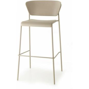 Outdoor-Barhocker Lisa Green H.65 – Stapelbar & Robust – Taubengrau (Scab)