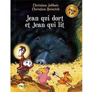 Les P'tites poules pop-up : Jean qui dort et Jean qui lit