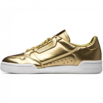 Baskets Adidas Continental 80 Femme Lacets Jaune
