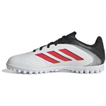 TÊNIS ADIDAS COPA PURE III CLUB TF INFANTIL BRANCO E VERMELHO