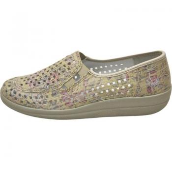 Mocasines Beig Lumel para Mujer