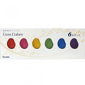 ZIG Kuretake Gansai Tambi Aquarelle 6 teintes Gem