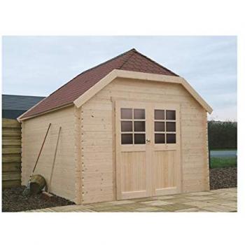 Abri de jardin Limerick en bois traité autoclave avec kit de ventilation