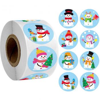 Rollo de Pegatinas para Decoración DIY Navideña