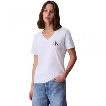 Calvin Klein Jeans Kurzarmshirt mit Logo – Packung à 2 Stück