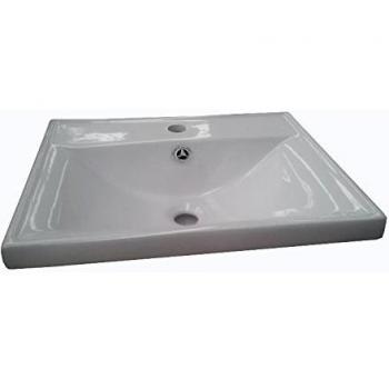 Freiraum Weißes Waschbecken 50x18x40cm