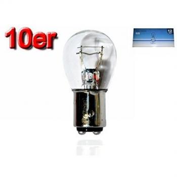 Bombilla Automotriz M-Tech 12V P21/5W BAY15D (10 pcs)