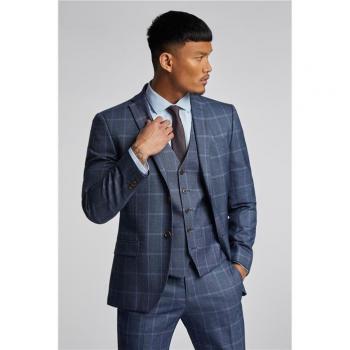 Rogue Retro Blaues Karo Blazer