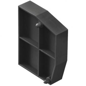 Morsetto passante DP WGK 95 Weidmüller 10 pz Nero