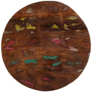 Dessus de Table Ronde Bois Recyclé 80 mm × 3,8 mm – vidaXL