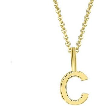 ONE ELEMENT Anhänger Halskette C aus 333 Gelbgold