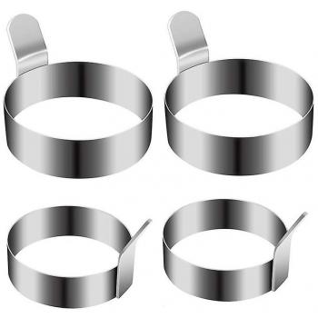 Cercles à œufs en acier inoxydable