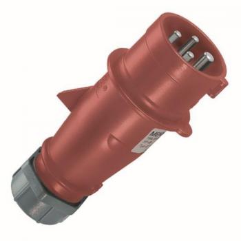 CEE 16A 4-Pole Connector 400V Red