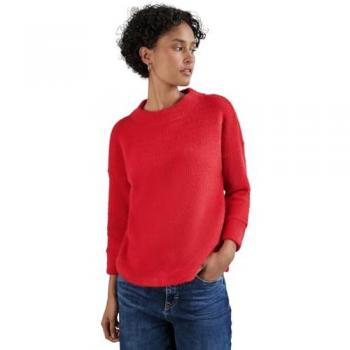 Flauschiges Shirt STREET ONE Rot