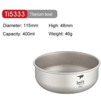 Set d’Ustensiles Camping Titanium Keith