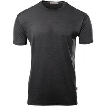 Aclima Herren Merinotröja 180 Classic T-Shirt Schwarz/Grau