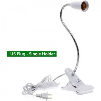 E27 Flexible Clip Lamp Holder for LED Desk Light