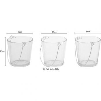 Home affaire Windlicht-Set Smaragd (3 Teile)