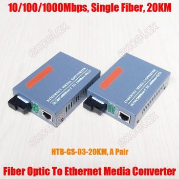 10/100/1000M Fiber Optic Ethernet Media Converter SC to RJ45