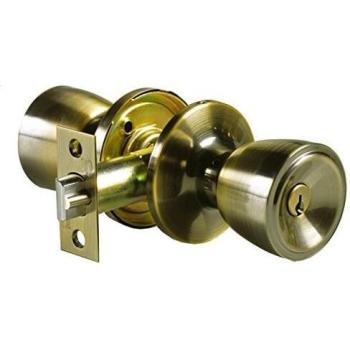 Serrure AMIG 601 Laiton Poli avec Rosace 65 mm