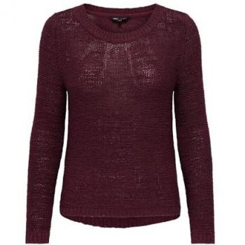 Only Geena Jersey de Punto Cabernet Manga Larga