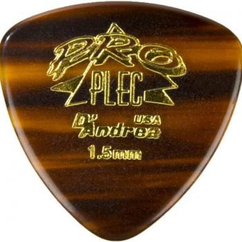 D'Andrea PRO-346 12-Piece Rounded Triangle Plec, 1.5mm Shell