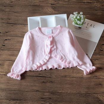 Red Baby Girls Sweater Coat for 1-2 Year Olds