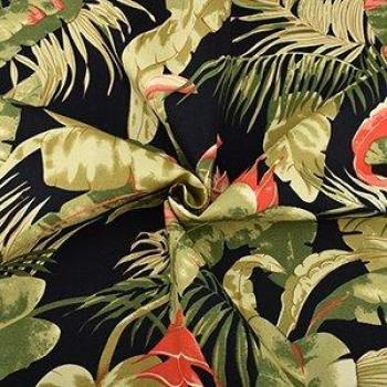 Tela de Lona de Algodón, serie Rainforest, 50x150 cm, para bolsas y decoración del hogar
