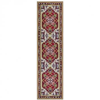 Tappeto vintage orientale 80 x 300 cm antiscivolo