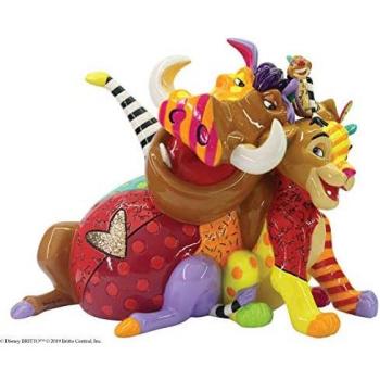 Disney Britto Figura de Timón, Pumba y Simba de El Rey León