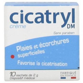 CICATRYL DM Crème 10 Sachets de 2g