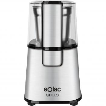 Molinillo de Café Solac MC6251, 220W, Acero Inoxidable, Desmontable