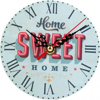 Silent Antique Wood Wall Clock