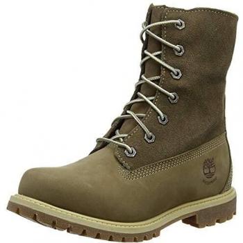 Botas de mujer Timberland Authentics Teddy Fleece Wp Fold Down, marrón (Taupe)