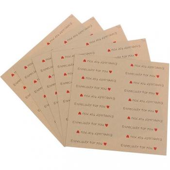 Self-Adhesive DIY Kraft Paper Stickers