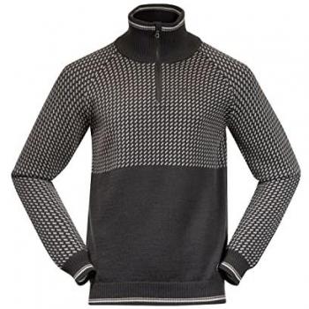 Pull con Mezza Zip Bergans Uomo Lana Alvdal