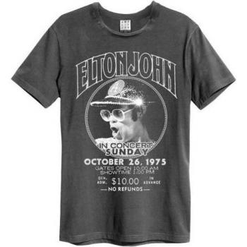 Elton John Live Concert T-Shirt XS Charcoal by Amplified
